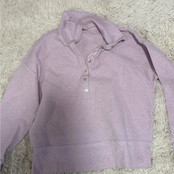 Negative Underwear Lilac Waffle Knit pullover - Picture 3 of 4